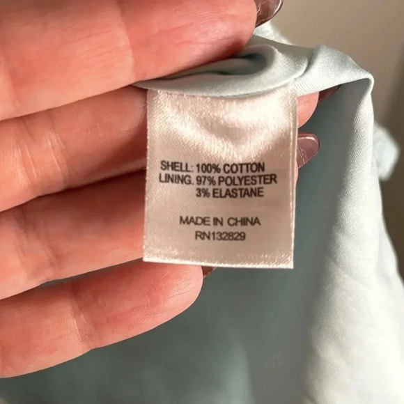 Lovers + Friends Finnegan Dress Light Blue Size XS Coquette Feminine - Picture 7 of 9